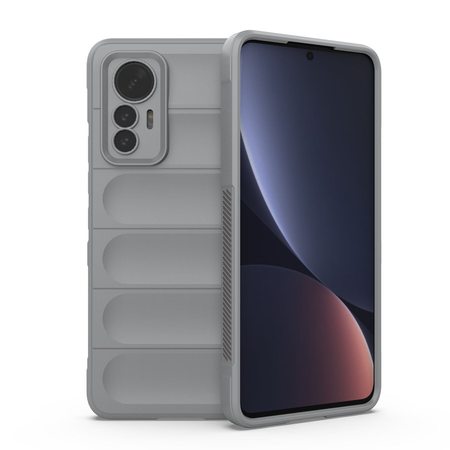 For Xiaomi 12 Lite Magic Shield TPU + Flannel Phone Case - Stylish, Durable, and Lightweight Protection