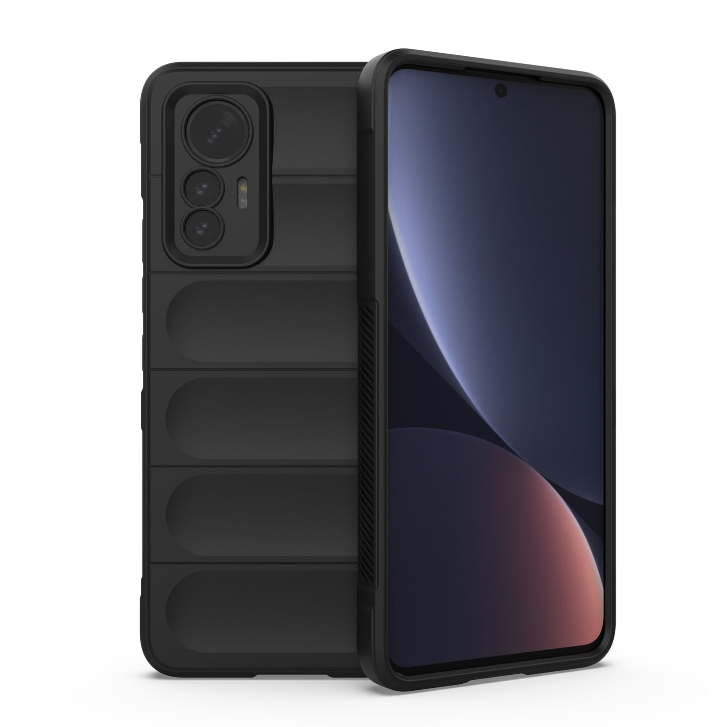 For Xiaomi 12 Lite Magic Shield TPU + Flannel Phone Case - Stylish, Durable, and Lightweight Protection