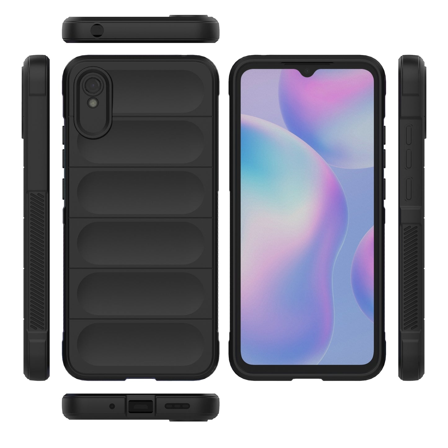 Xiaomi Redmi 9A Magic Shield TPU + Flannel Phone Case - Stylish, Durable, and Lightweight Protection