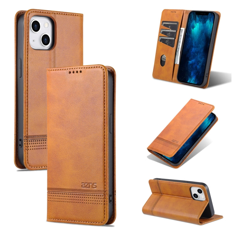 For iPhone 13 mini Leather Wallet Case with Card Holder & Magnetic Closure