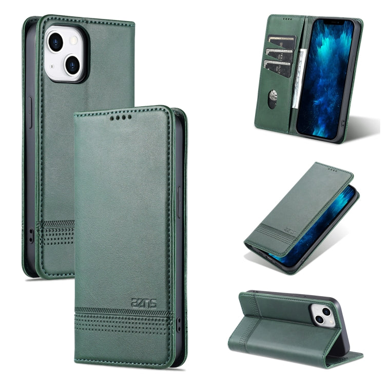 For iPhone 13 mini Leather Wallet Case with Card Holder & Magnetic Closure
