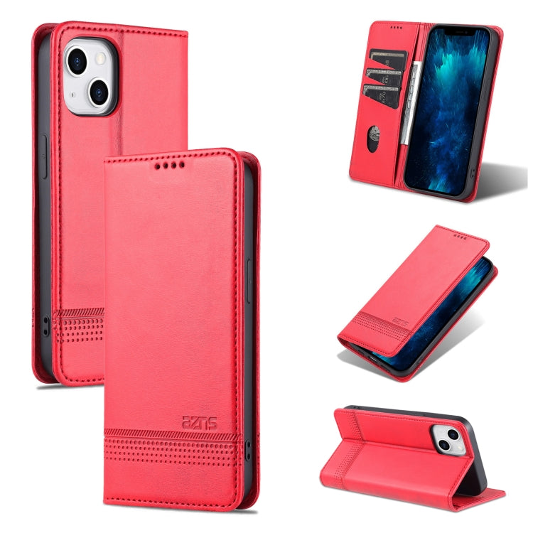 For iPhone 13 mini Leather Wallet Case with Card Holder & Magnetic Closure