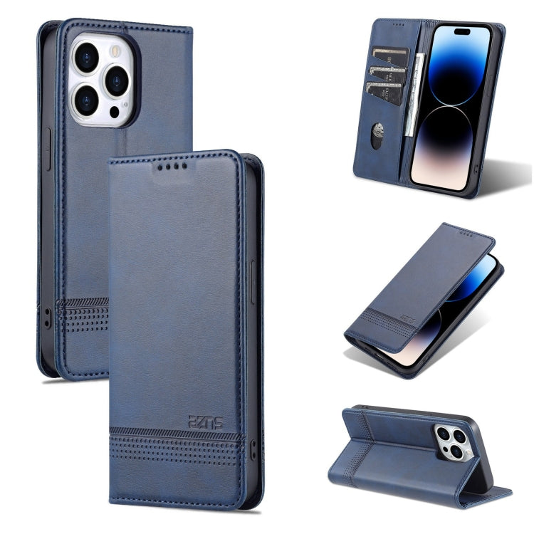 iPhone 14 Pro Leather Wallet Case with Card Holder & Magnetic Closure