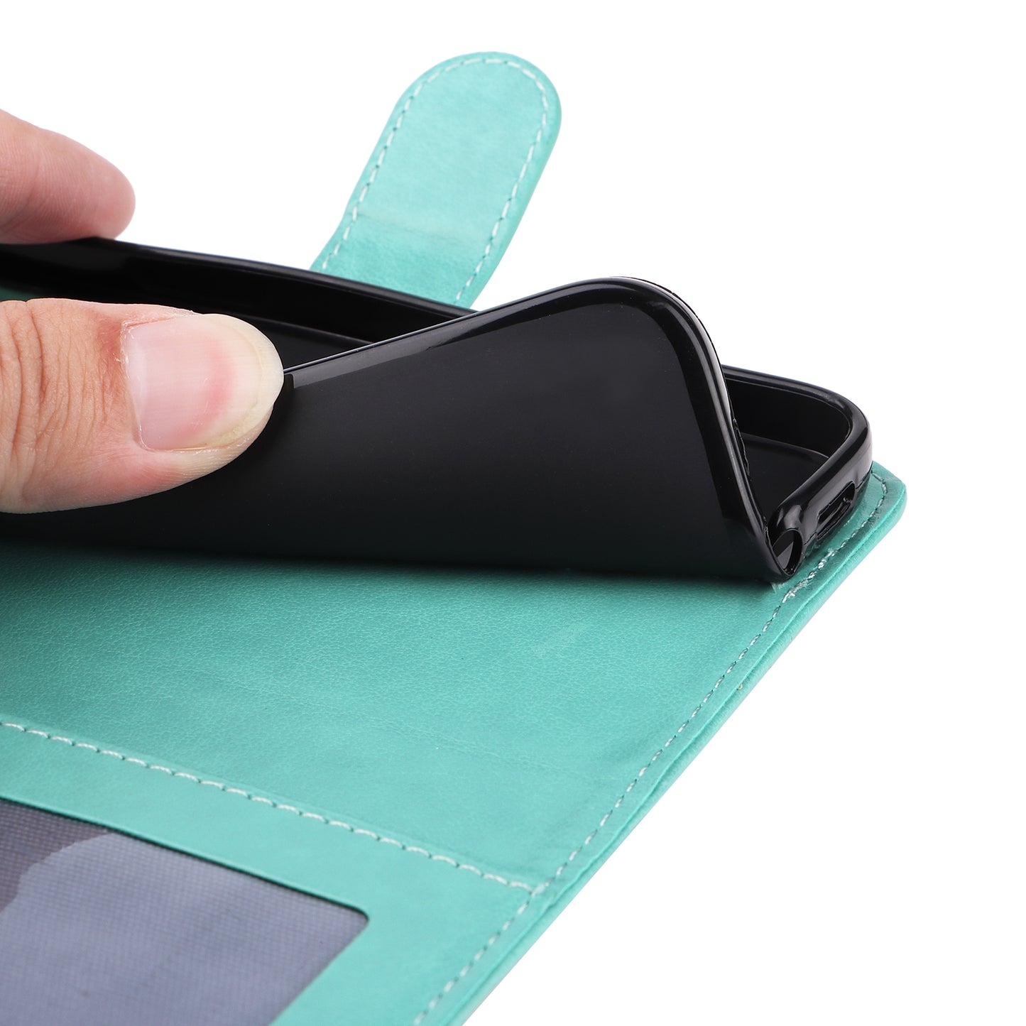 For Xiaomi 11T Pro Sunflower Embossed Leather Wallet Phone Case with Kickstand and Card Holder