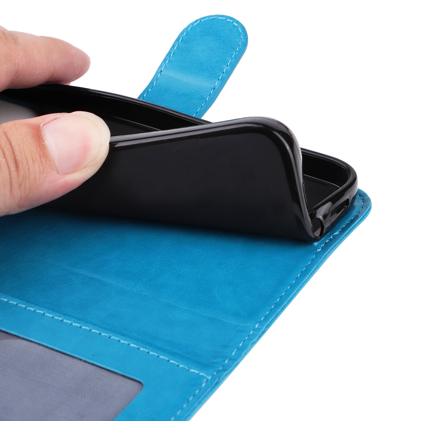 For Xiaomi 11T Pro Sunflower Embossed Leather Wallet Phone Case with Kickstand and Card Holder