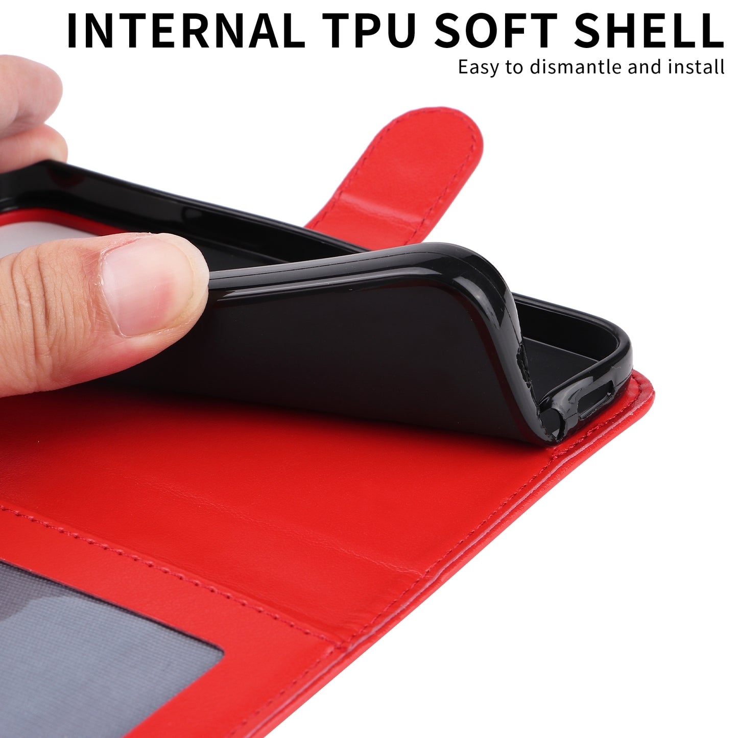 Samsung Galaxy A22 4G Sunflower Embossed Leather Wallet Phone Case with Kickstand and Card Holder