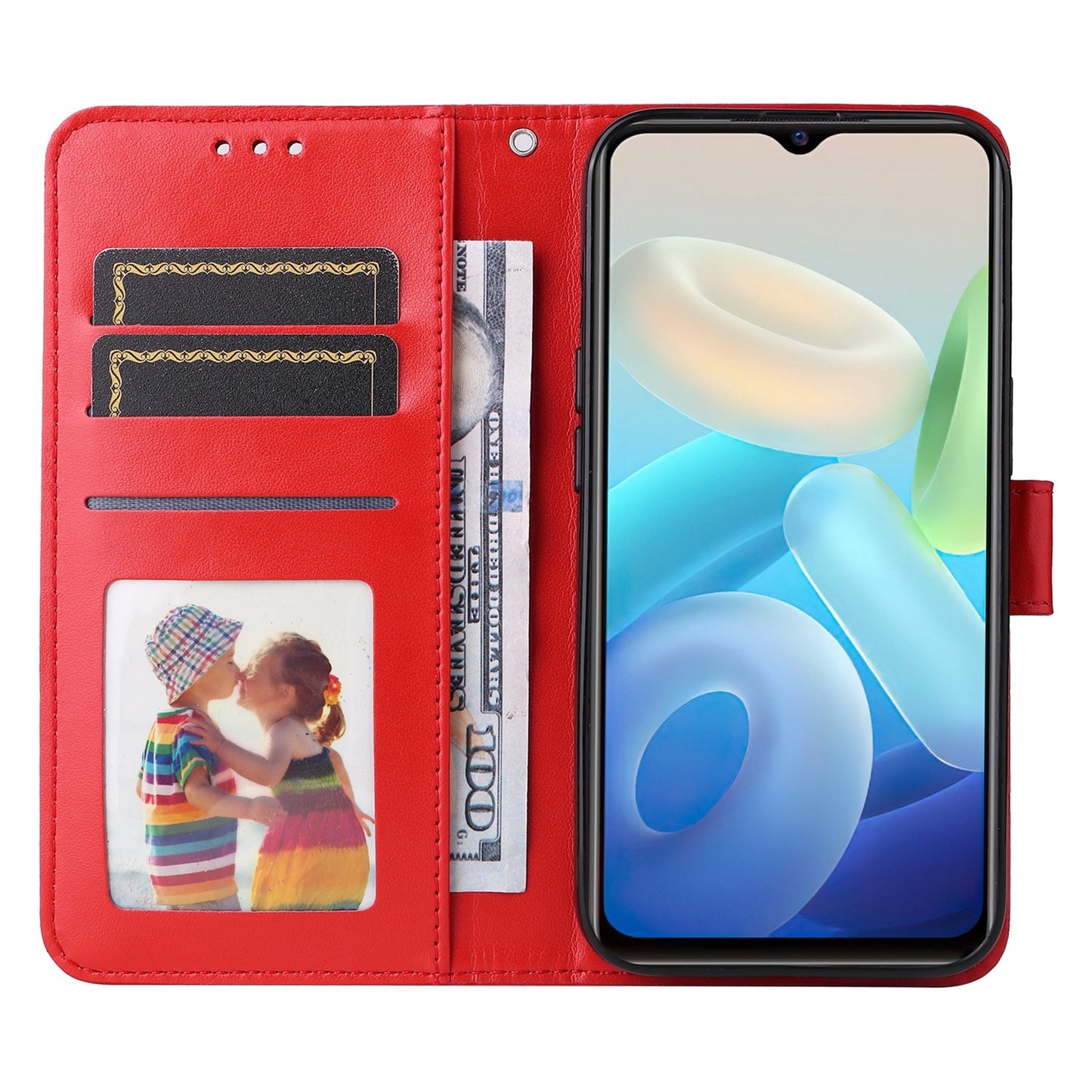 For vivo Y75 5G Sunflower Embossed Leather Wallet Phone Case with Kickstand and Card Holder