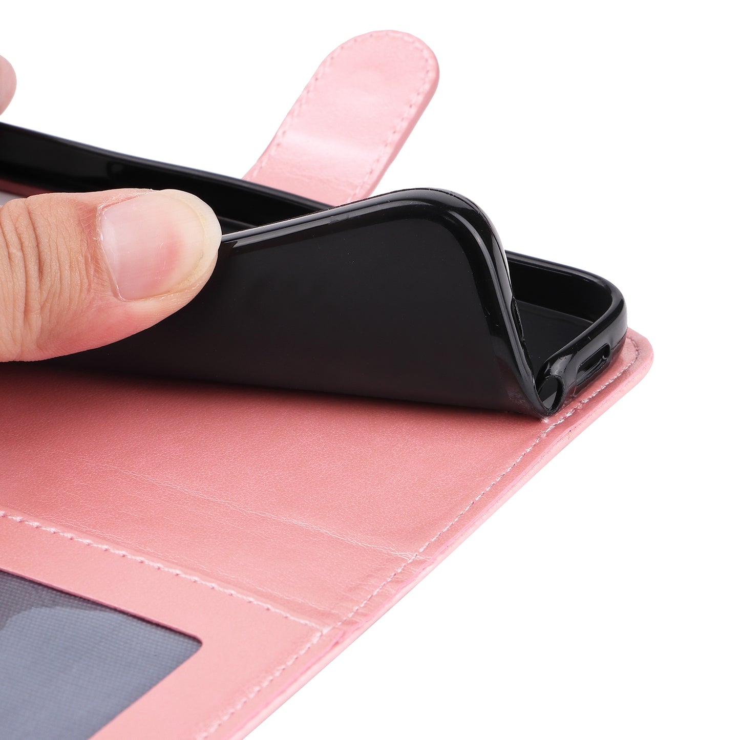 OPPO A5s Sunflower Embossed Leather Wallet Phone Case with Kickstand and Card Holder