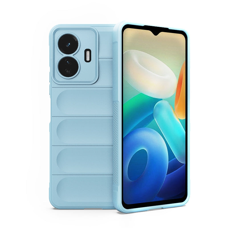 For vivo Y77 5G Global Magic Shield TPU + Flannel Phone Case - Stylish, Durable, and Lightweight Protection