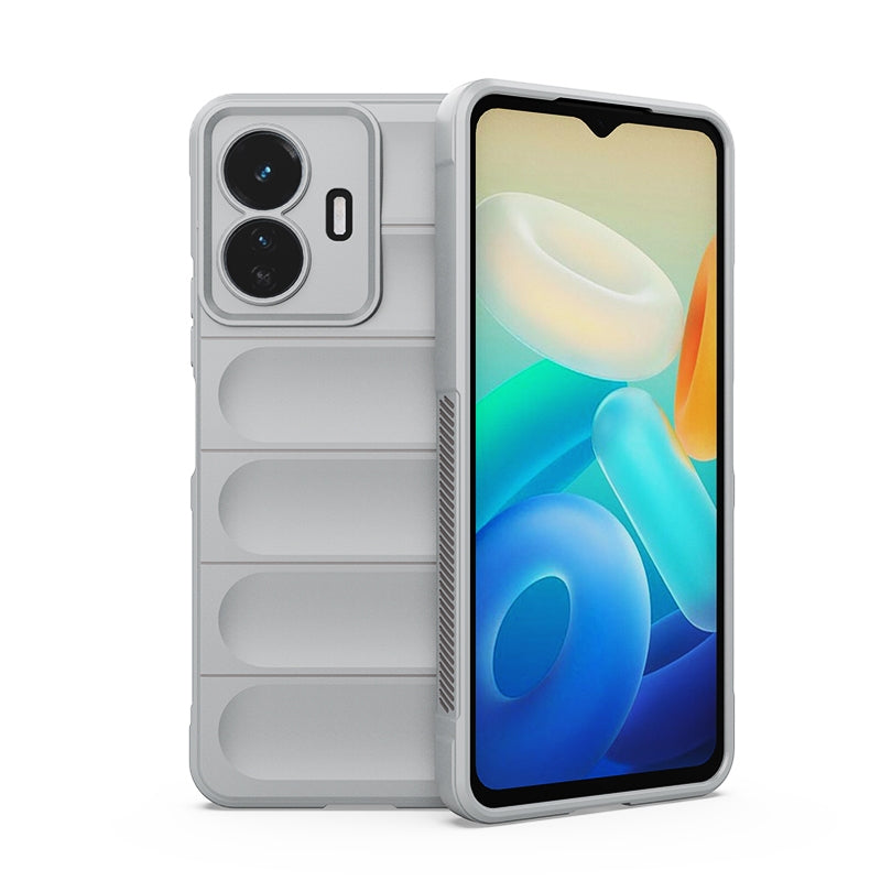 For vivo Y77 5G Global Magic Shield TPU + Flannel Phone Case - Stylish, Durable, and Lightweight Protection