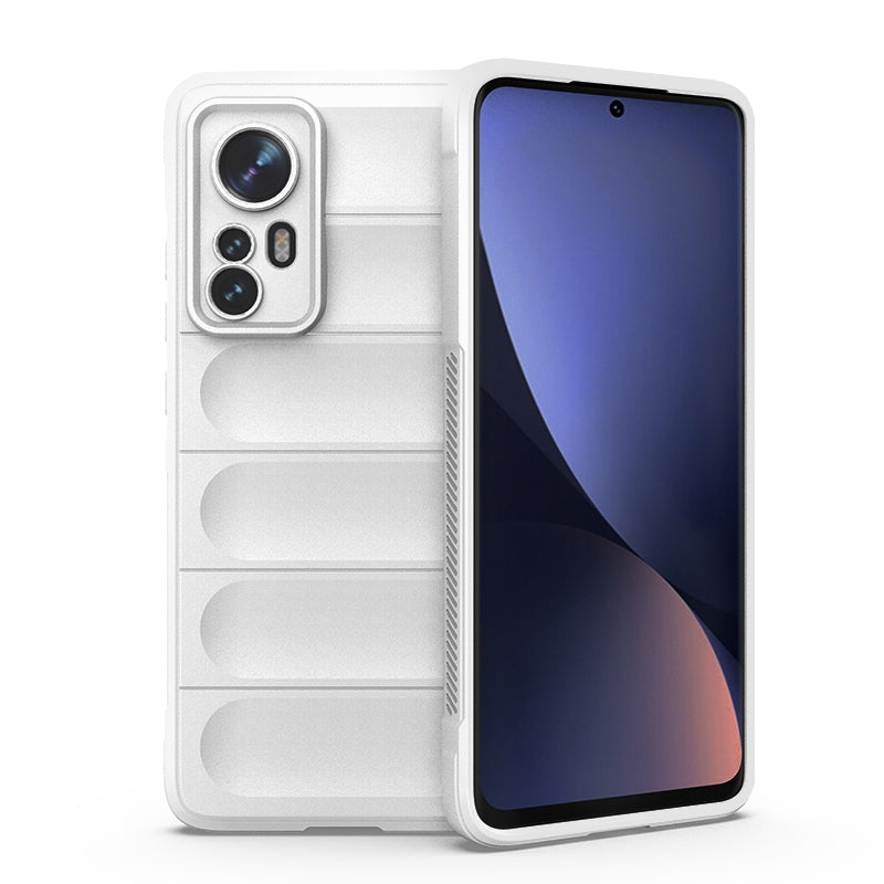 For Xiaomi 12 Magic Shield TPU + Flannel Phone Case - Stylish, Durable, and Lightweight Protection