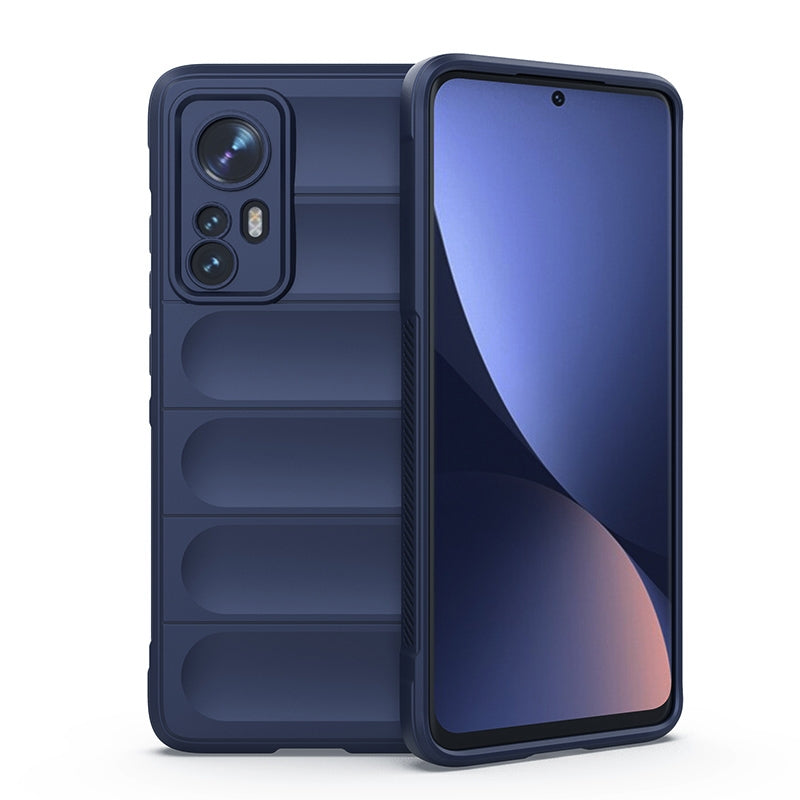 For Xiaomi 12 Magic Shield TPU + Flannel Phone Case - Stylish, Durable, and Lightweight Protection