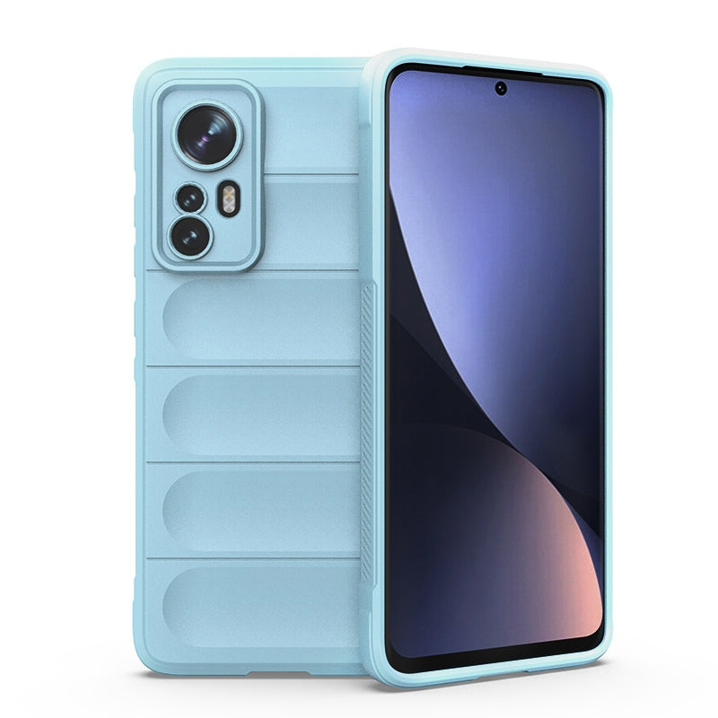 For Xiaomi 12 Magic Shield TPU + Flannel Phone Case - Stylish, Durable, and Lightweight Protection