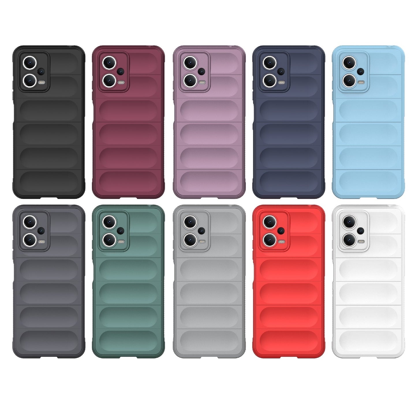 Xiaomi Redmi Note 12 5G Magic Shield TPU + Flannel Phone Case - Stylish, Durable, and Lightweight Protection