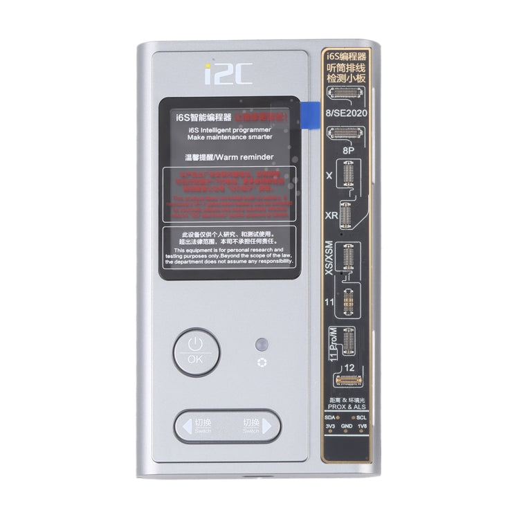 i2C i6S Intelligent Programmer Earpiece Test Board for iPhone 8-12 Pro Max - Ambient Light & Data Unbinding Support