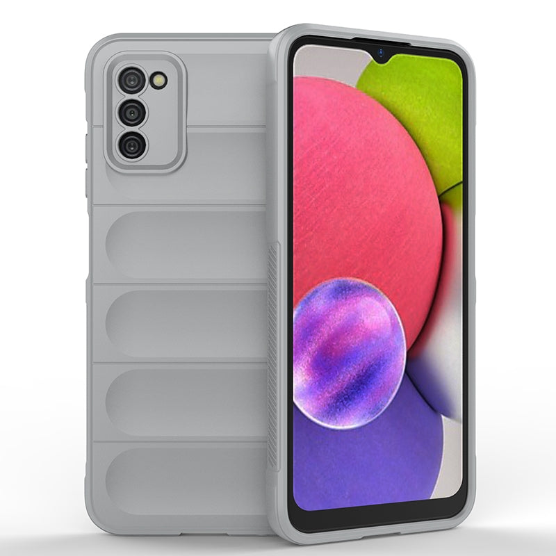 Samsung Galaxy A03s Magic Shield TPU + Flannel Phone Case - Stylish, Durable, and Lightweight Protection
