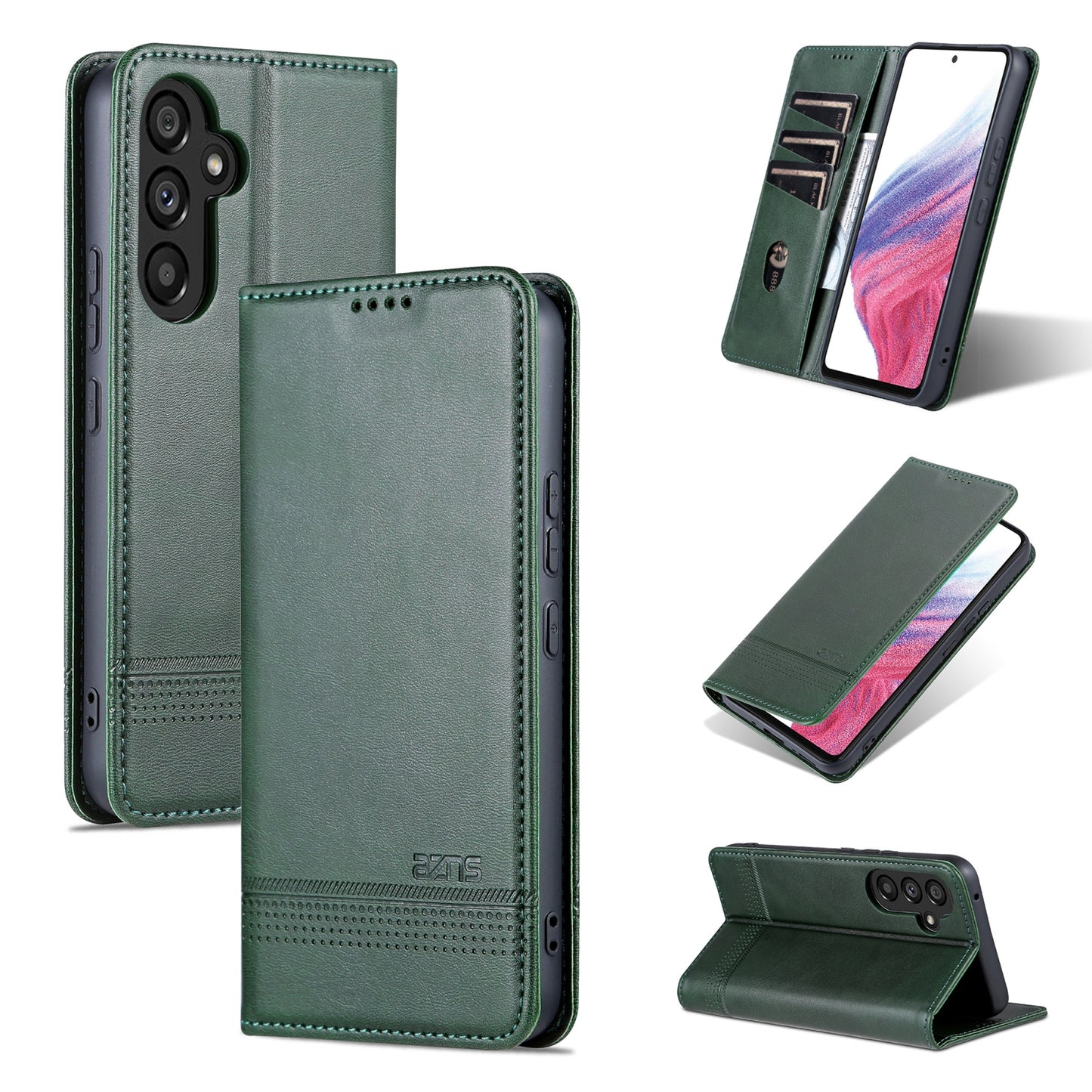 For Samsung Galaxy A54 5G Leather Wallet Case with Card Holder & Magnetic Closure