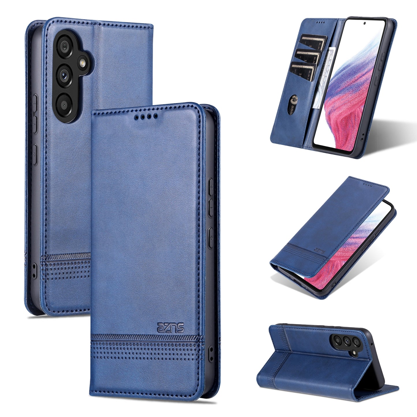 For Samsung Galaxy A54 5G Leather Wallet Case with Card Holder & Magnetic Closure