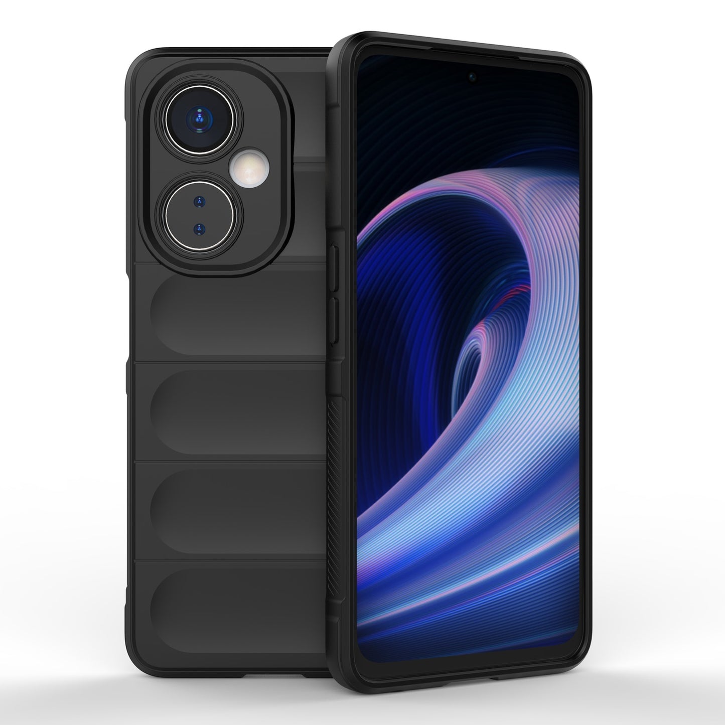 For OnePlus Nord CE 3 Magic Shield TPU + Flannel Phone Case - Stylish, Durable, and Lightweight Protection