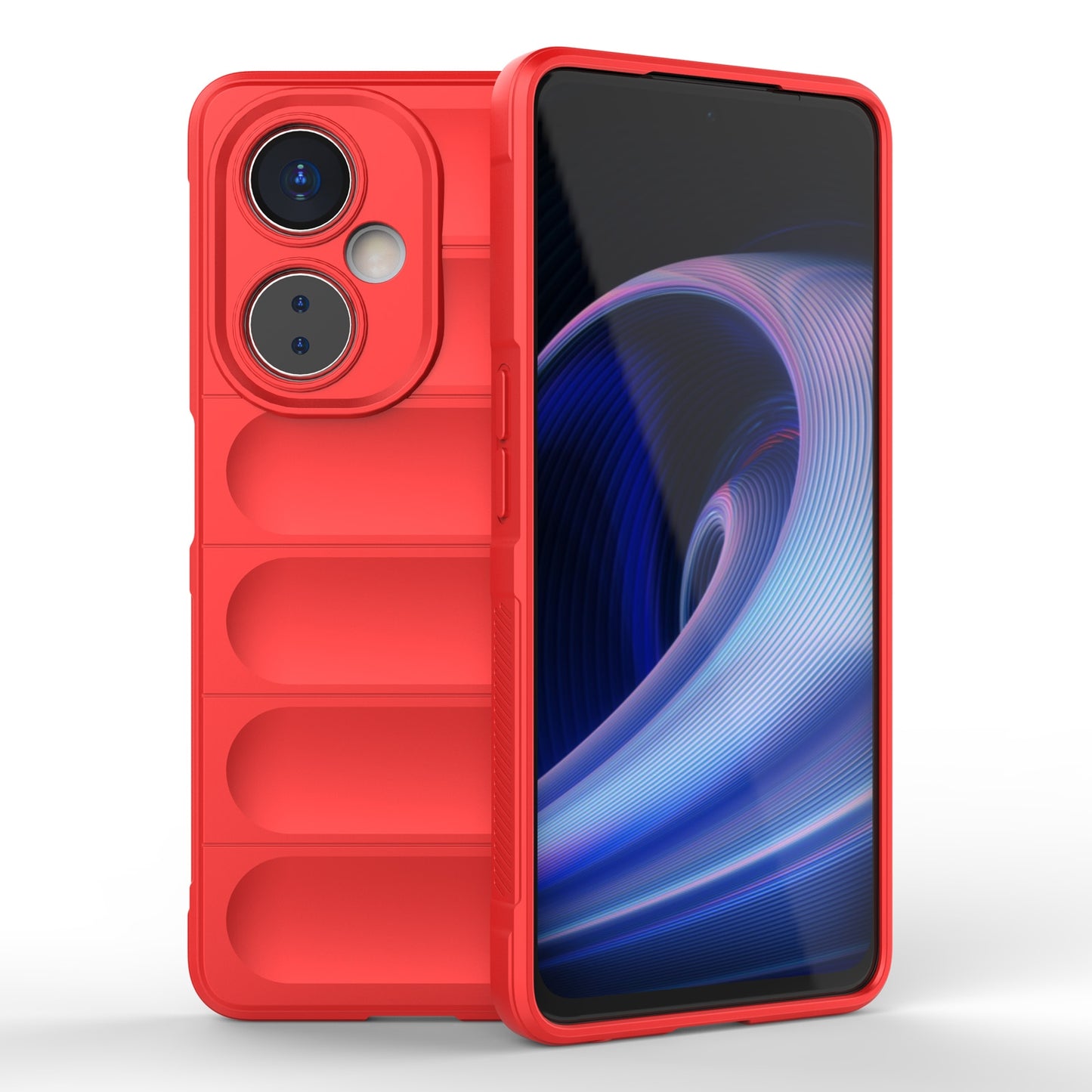 For OnePlus Nord CE 3 Magic Shield TPU + Flannel Phone Case - Stylish, Durable, and Lightweight Protection
