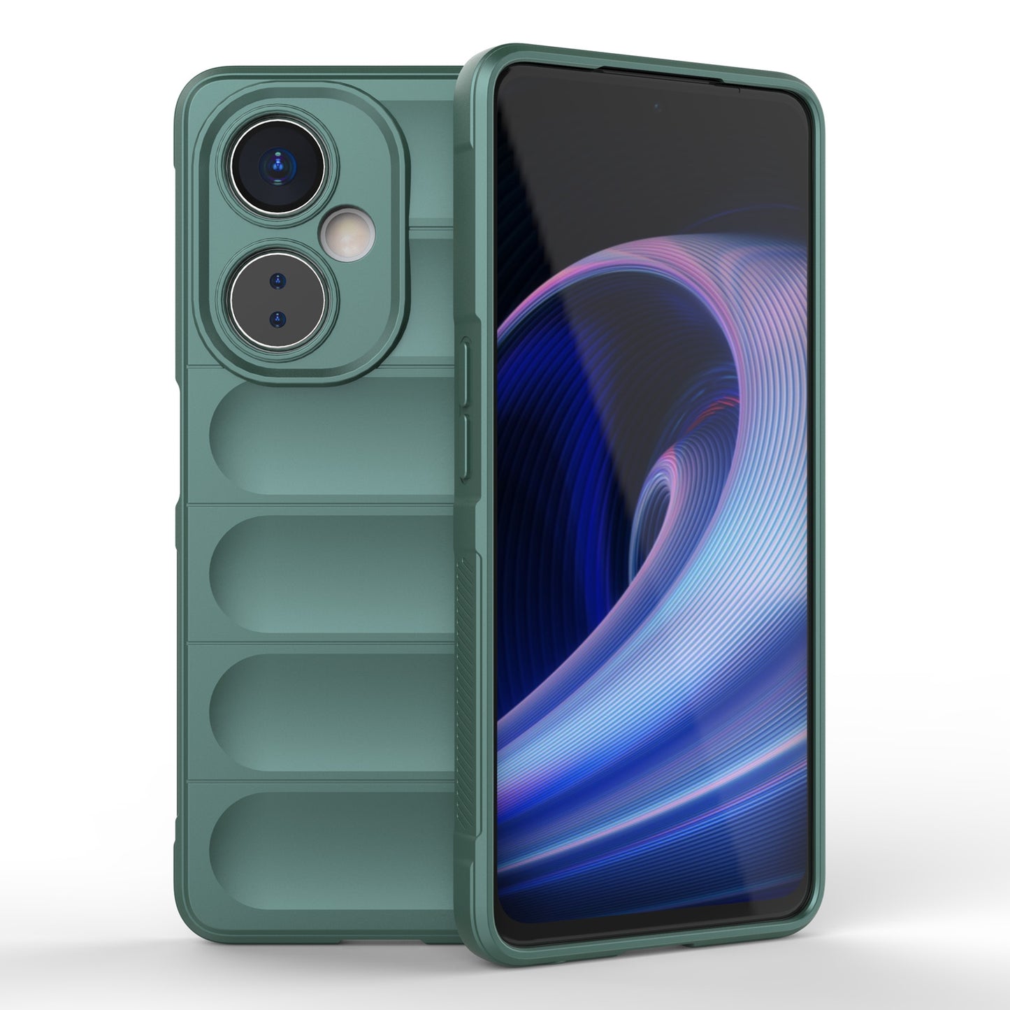 For OnePlus Nord CE 3 Magic Shield TPU + Flannel Phone Case - Stylish, Durable, and Lightweight Protection