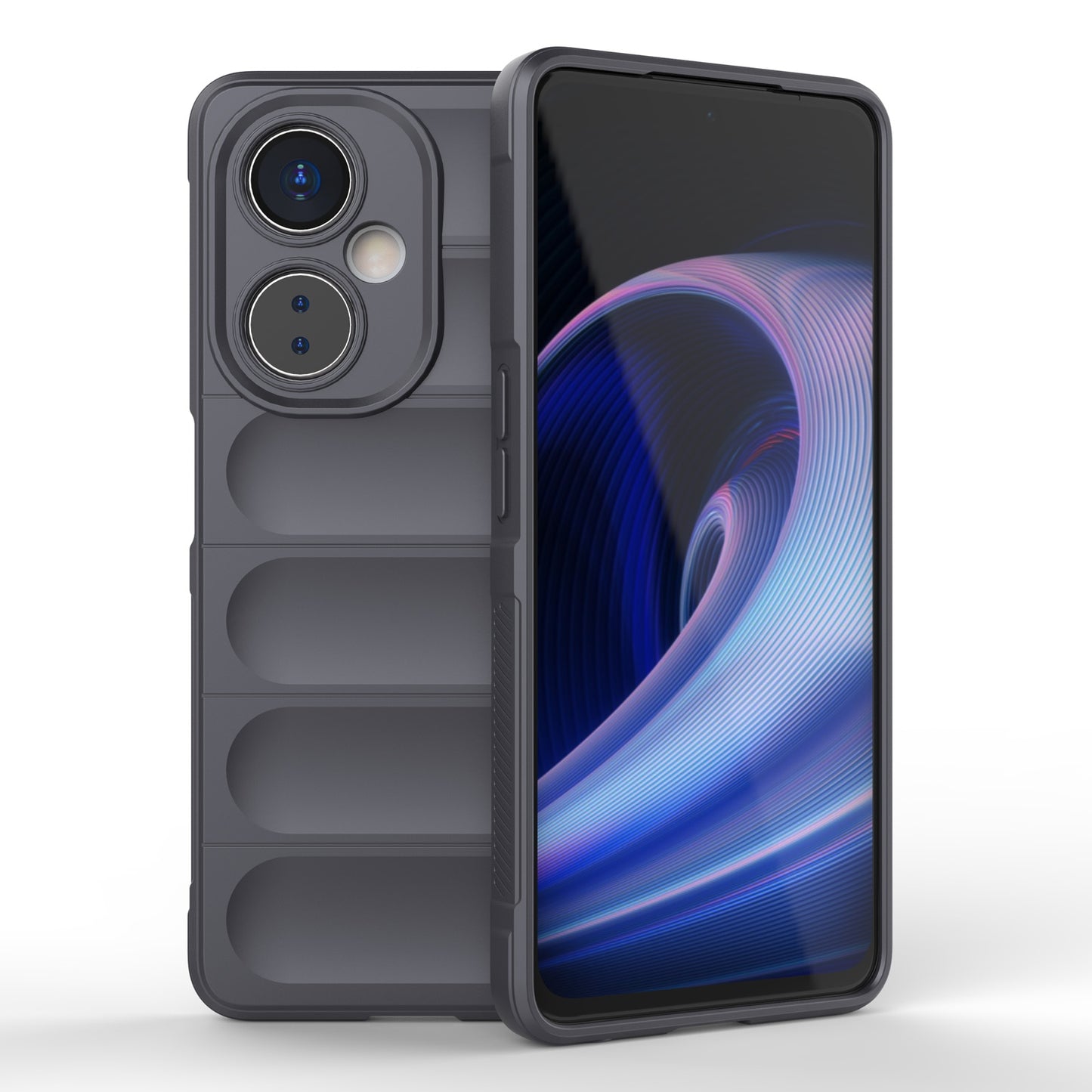 For OnePlus Nord CE 3 Magic Shield TPU + Flannel Phone Case - Stylish, Durable, and Lightweight Protection