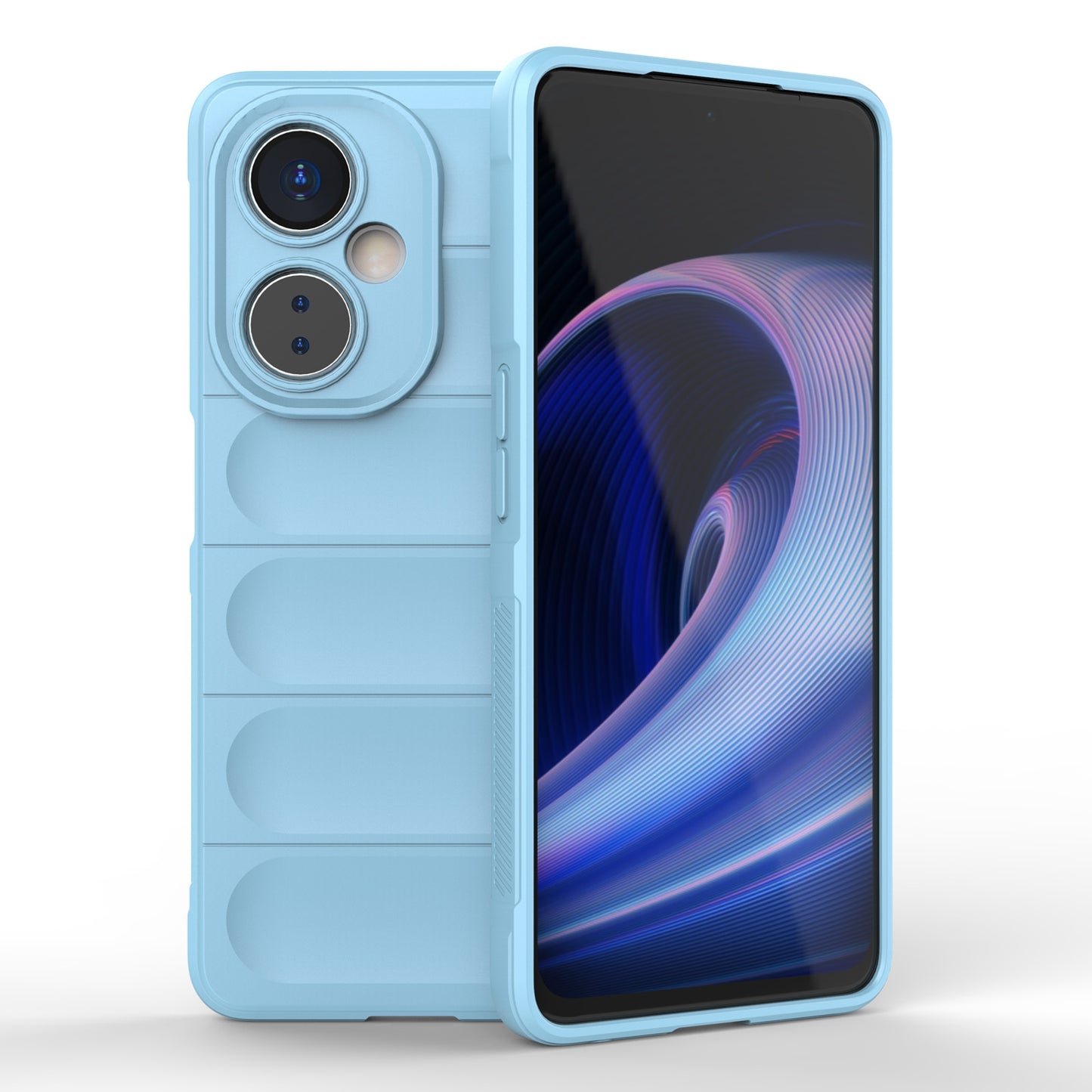 For OnePlus Nord CE 3 Magic Shield TPU + Flannel Phone Case - Stylish, Durable, and Lightweight Protection