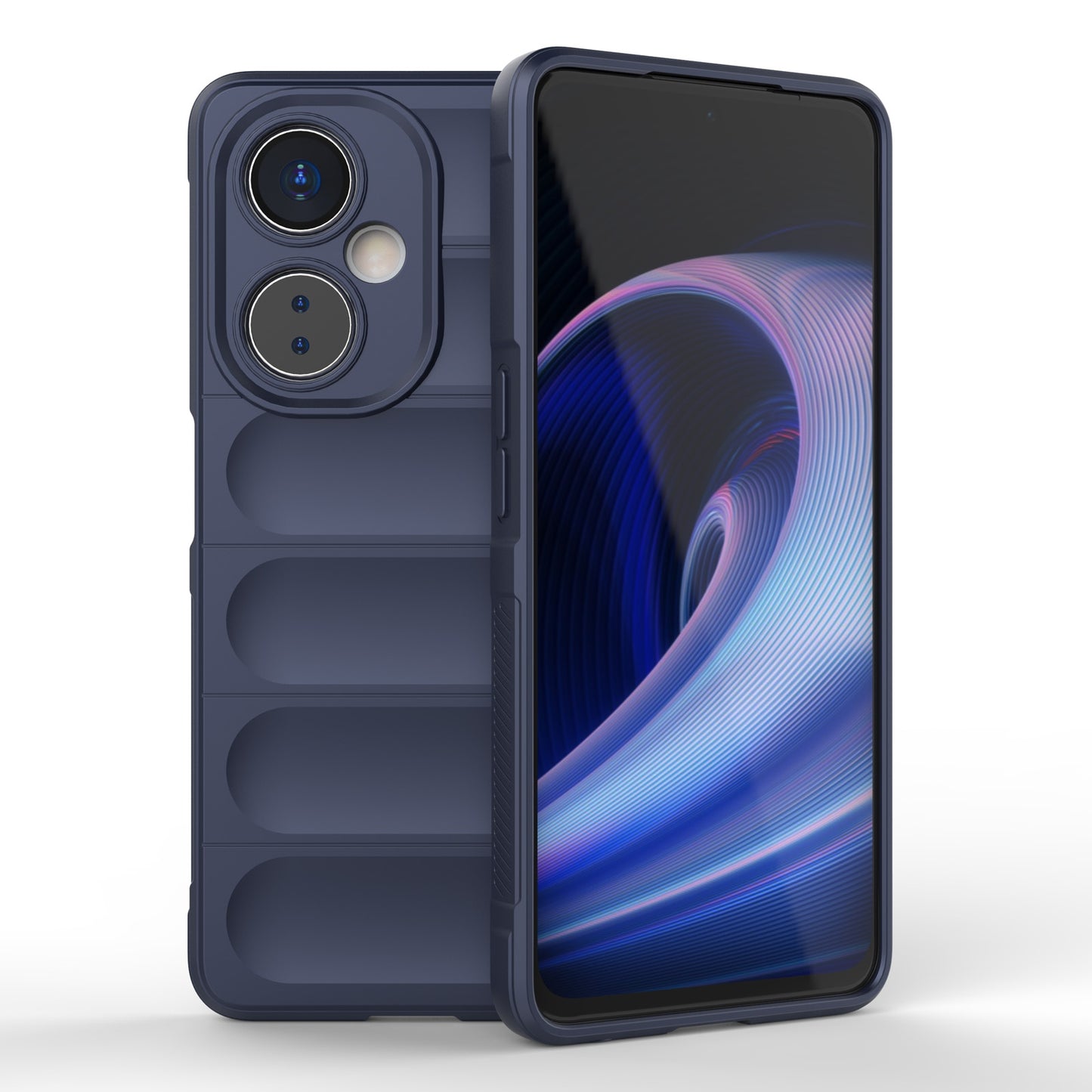 For OnePlus Nord CE 3 Magic Shield TPU + Flannel Phone Case - Stylish, Durable, and Lightweight Protection