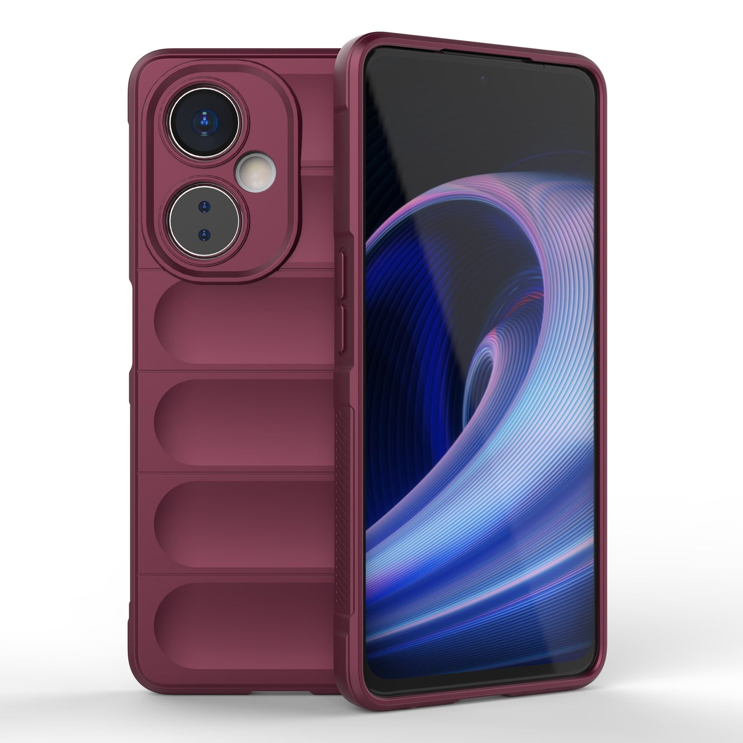 For OnePlus Nord CE 3 Magic Shield TPU + Flannel Phone Case - Stylish, Durable, and Lightweight Protection