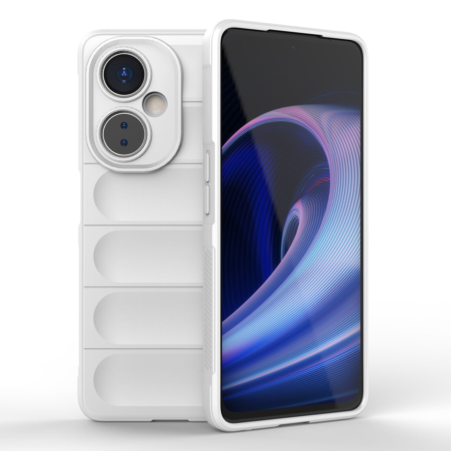 For OnePlus Nord CE 3 Magic Shield TPU + Flannel Phone Case - Stylish, Durable, and Lightweight Protection