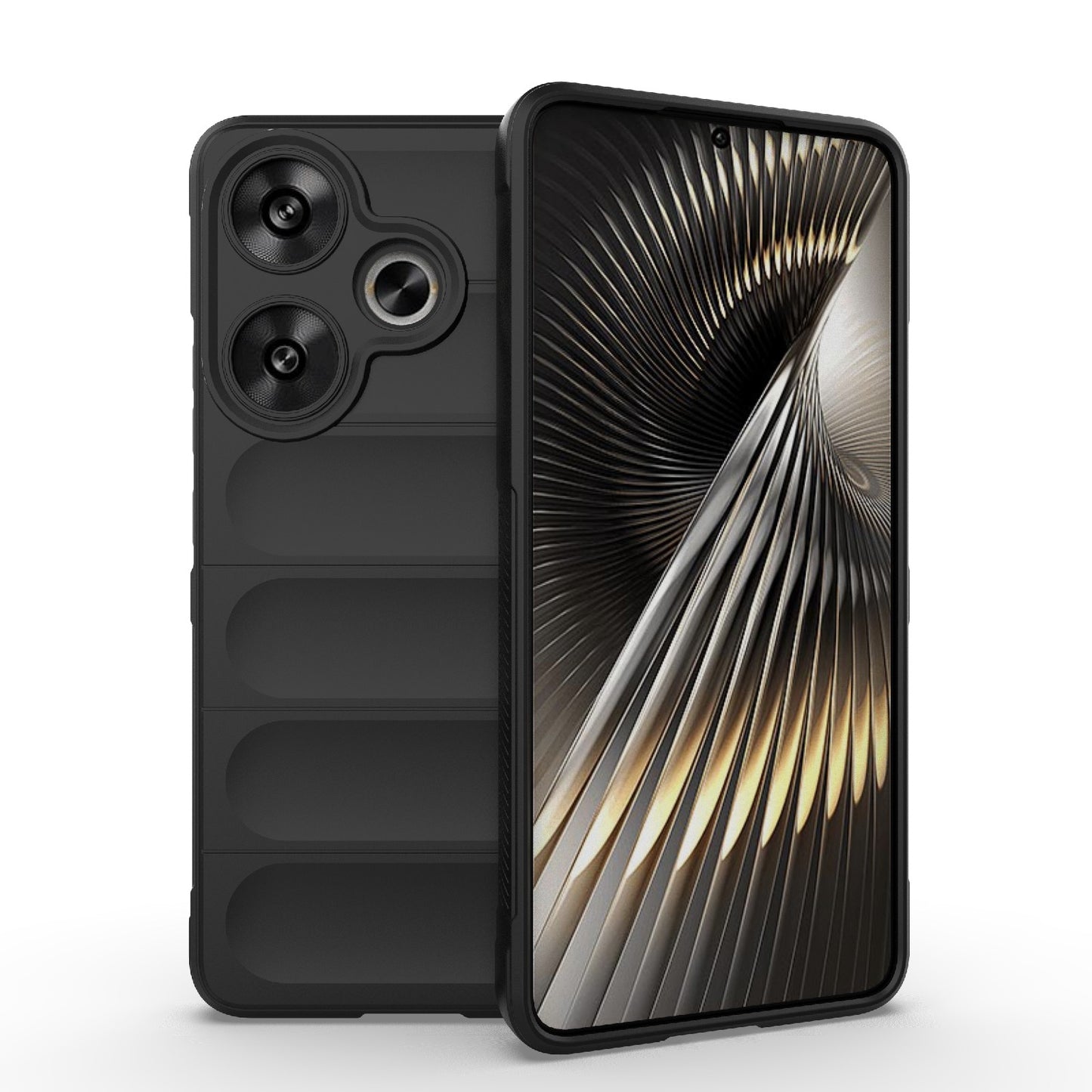 For Xiaomi Redmi Turbo 3 5G Magic Shield TPU + Flannel Phone Case - Stylish, Durable, and Lightweight Protection