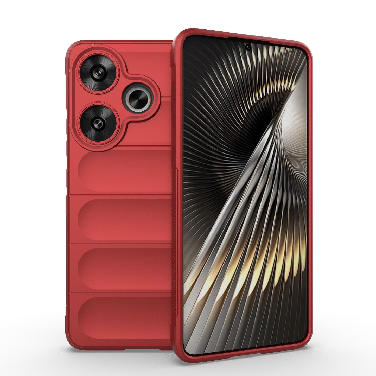 For Xiaomi Redmi Turbo 3 5G Magic Shield TPU + Flannel Phone Case - Stylish, Durable, and Lightweight Protection