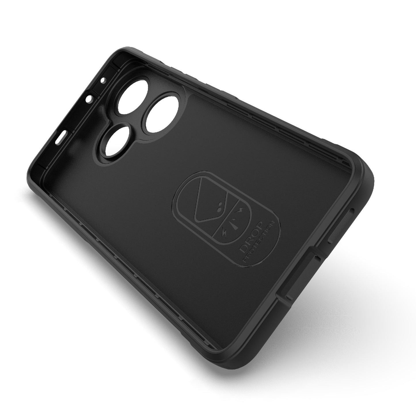For Xiaomi Redmi Turbo 3 5G Magic Shield TPU + Flannel Phone Case - Stylish, Durable, and Lightweight Protection