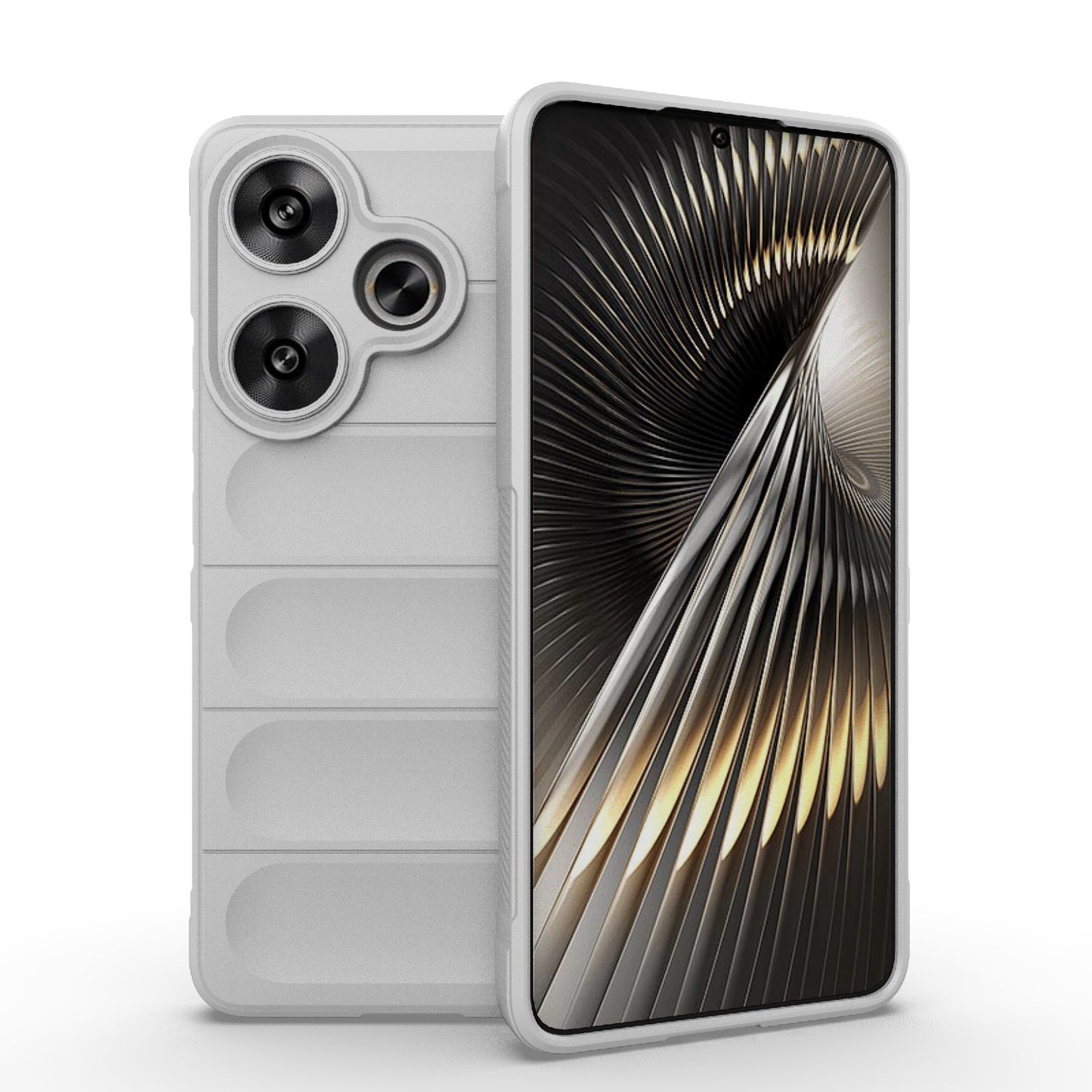 For Xiaomi Redmi Turbo 3 5G Magic Shield TPU + Flannel Phone Case - Stylish, Durable, and Lightweight Protection