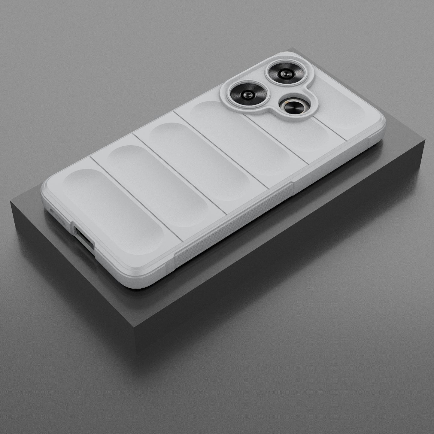 For Xiaomi Redmi Turbo 3 5G Magic Shield TPU + Flannel Phone Case - Stylish, Durable, and Lightweight Protection
