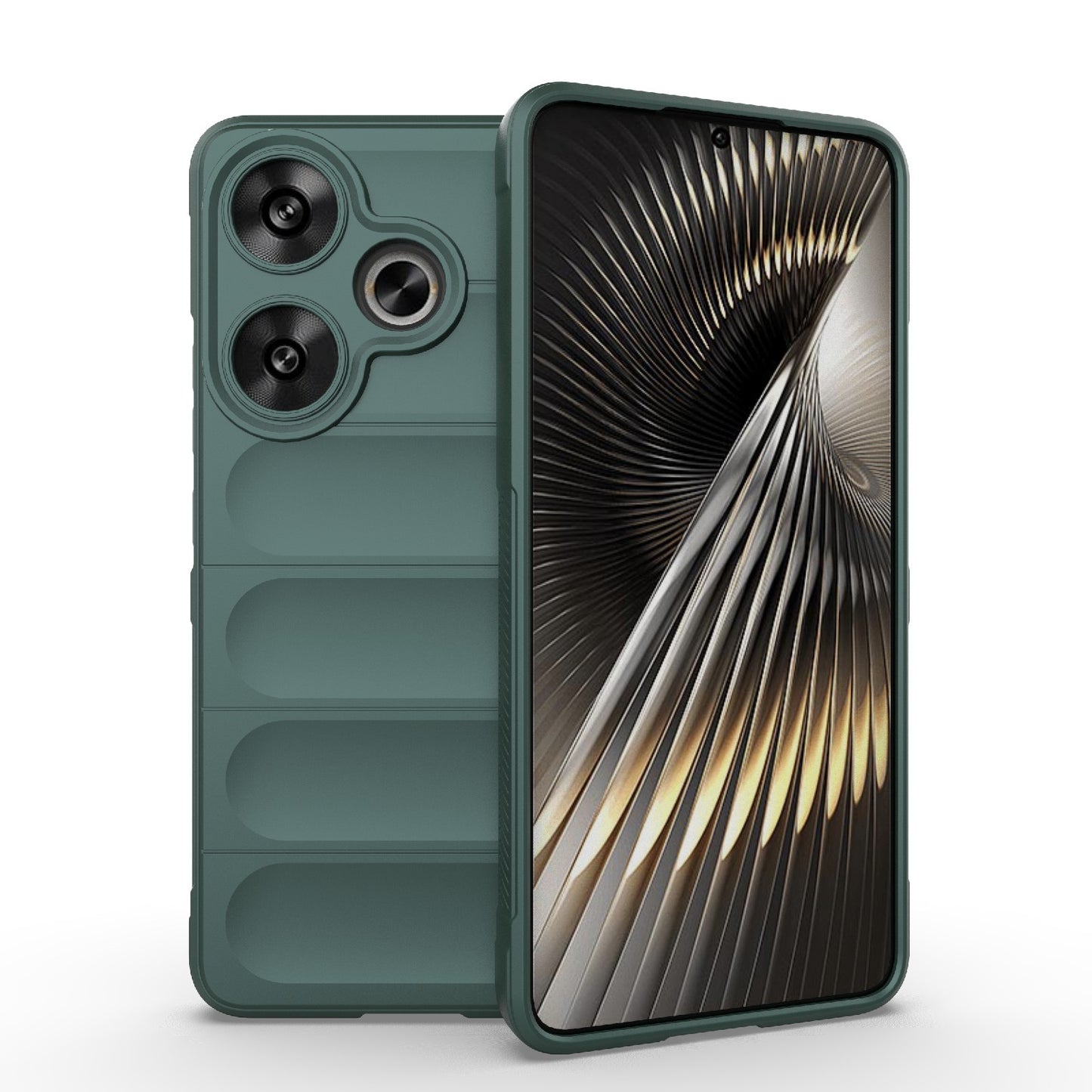 For Xiaomi Redmi Turbo 3 5G Magic Shield TPU + Flannel Phone Case - Stylish, Durable, and Lightweight Protection