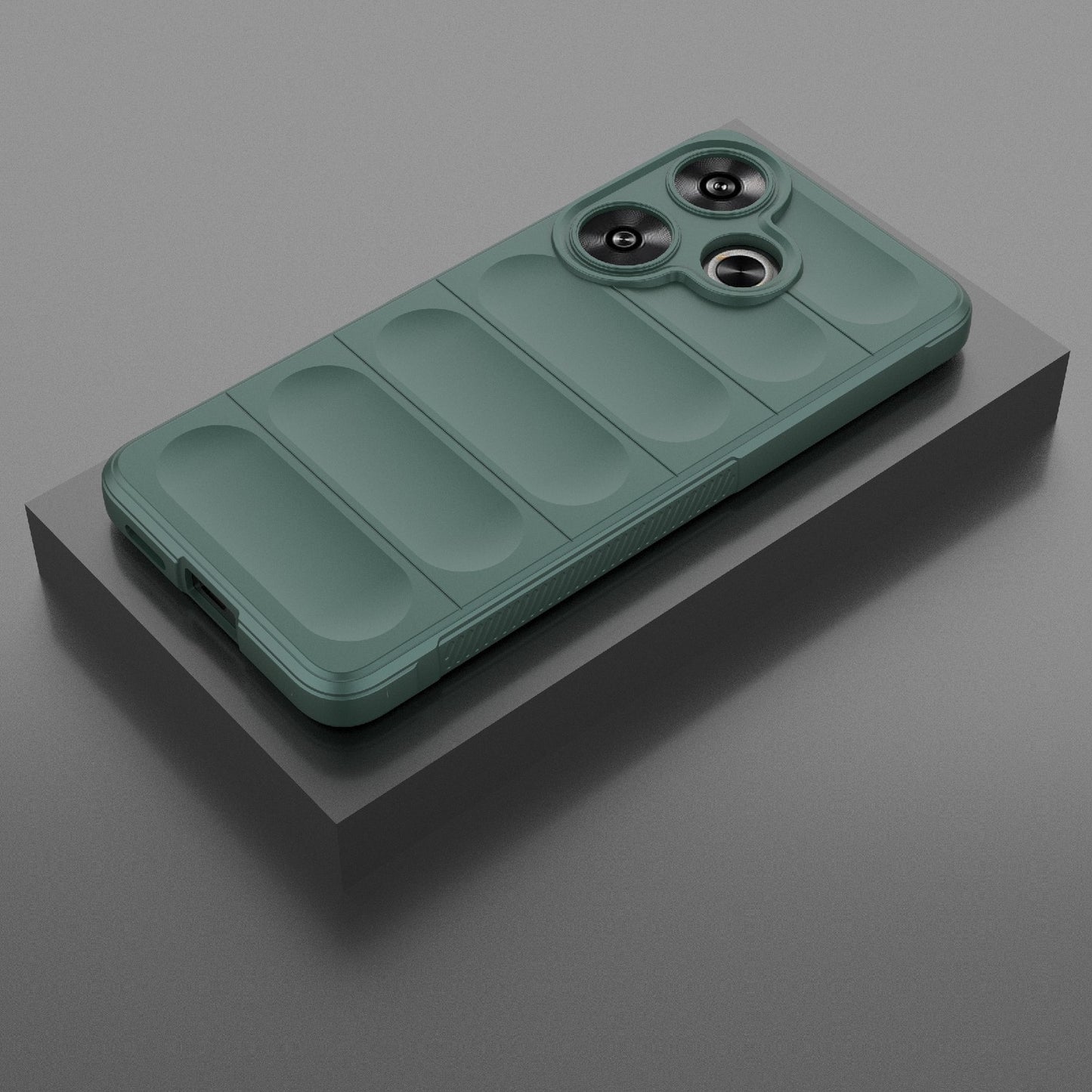 For Xiaomi Redmi Turbo 3 5G Magic Shield TPU + Flannel Phone Case - Stylish, Durable, and Lightweight Protection