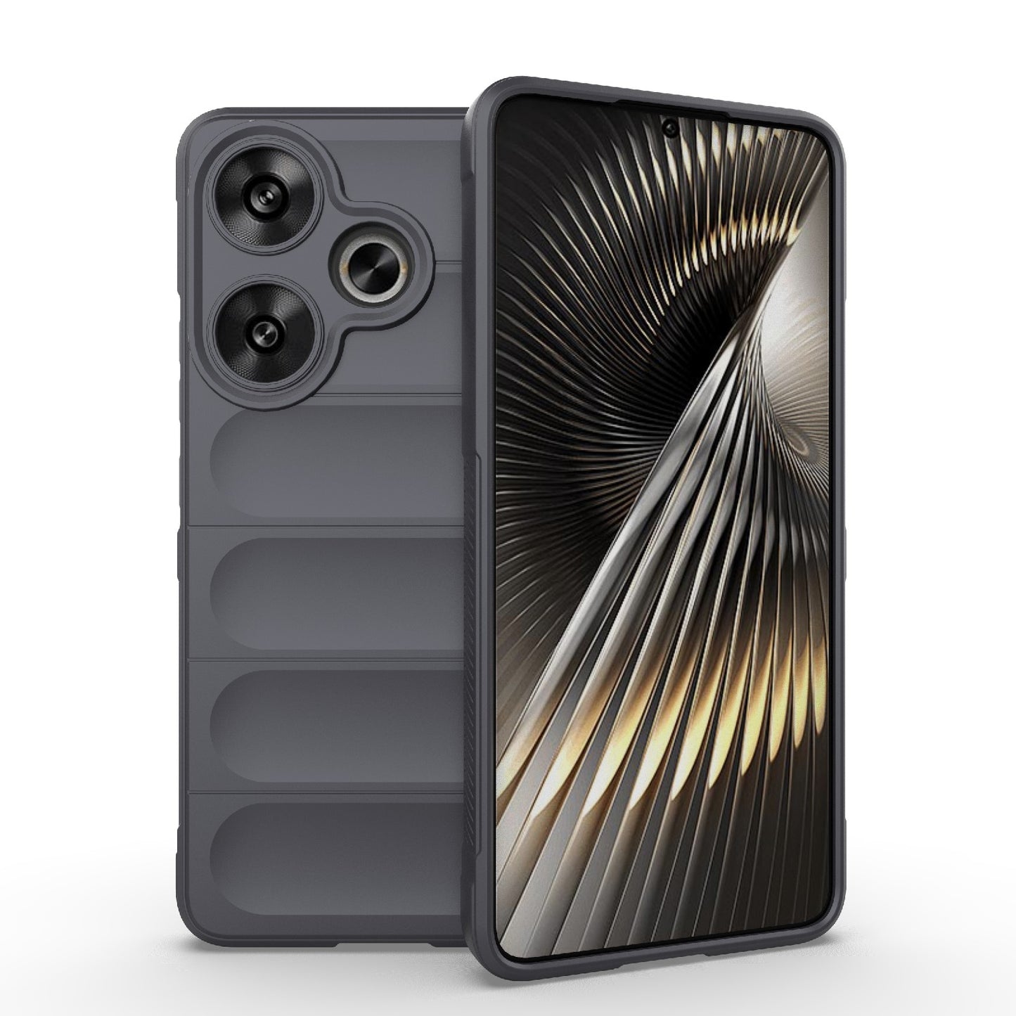 For Xiaomi Redmi Turbo 3 5G Magic Shield TPU + Flannel Phone Case - Stylish, Durable, and Lightweight Protection