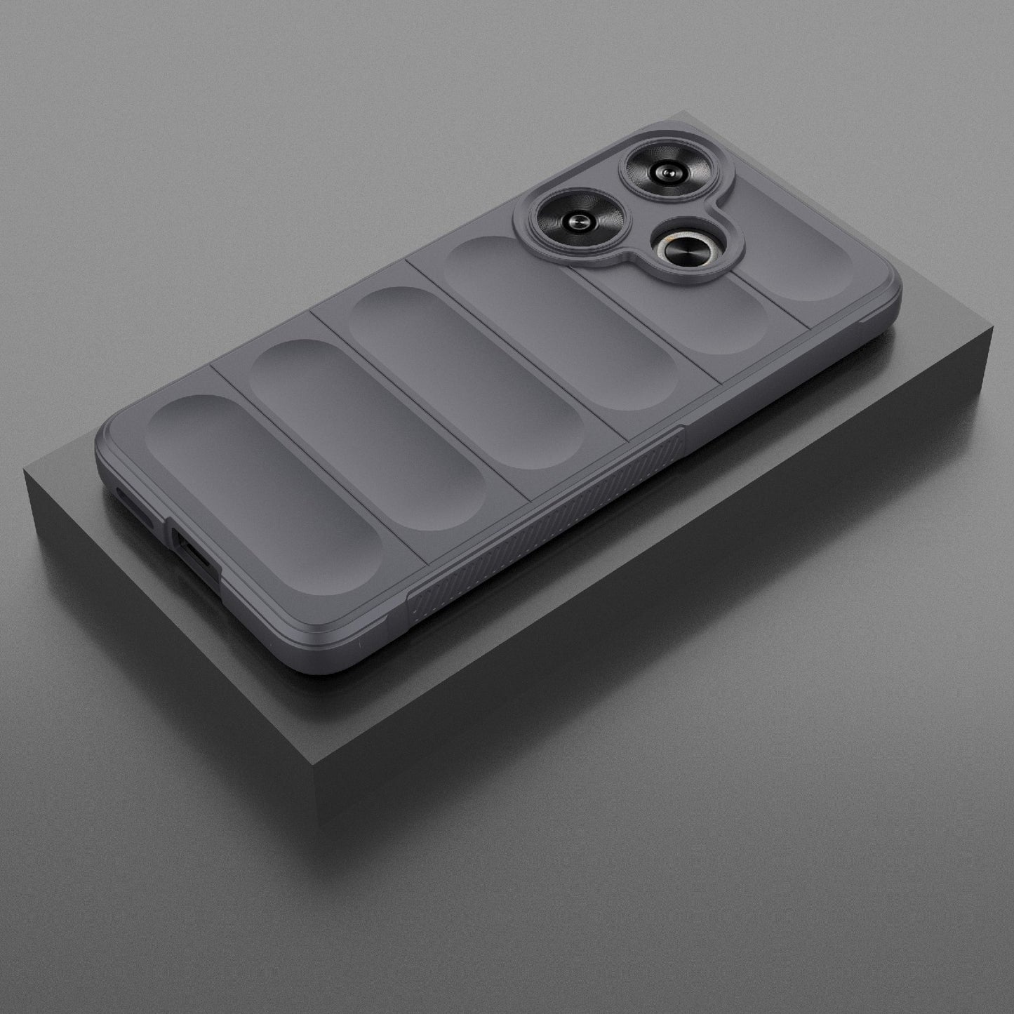 For Xiaomi Redmi Turbo 3 5G Magic Shield TPU + Flannel Phone Case - Stylish, Durable, and Lightweight Protection
