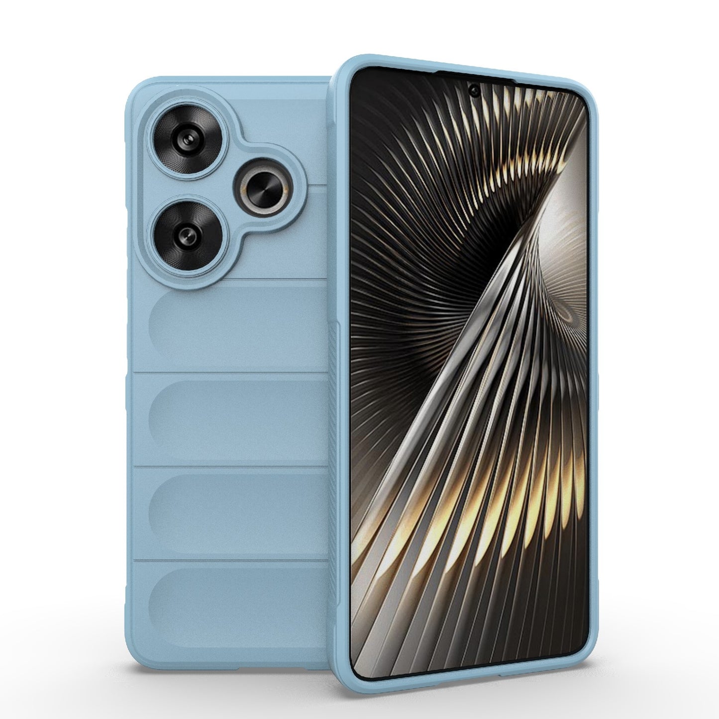For Xiaomi Redmi Turbo 3 5G Magic Shield TPU + Flannel Phone Case - Stylish, Durable, and Lightweight Protection