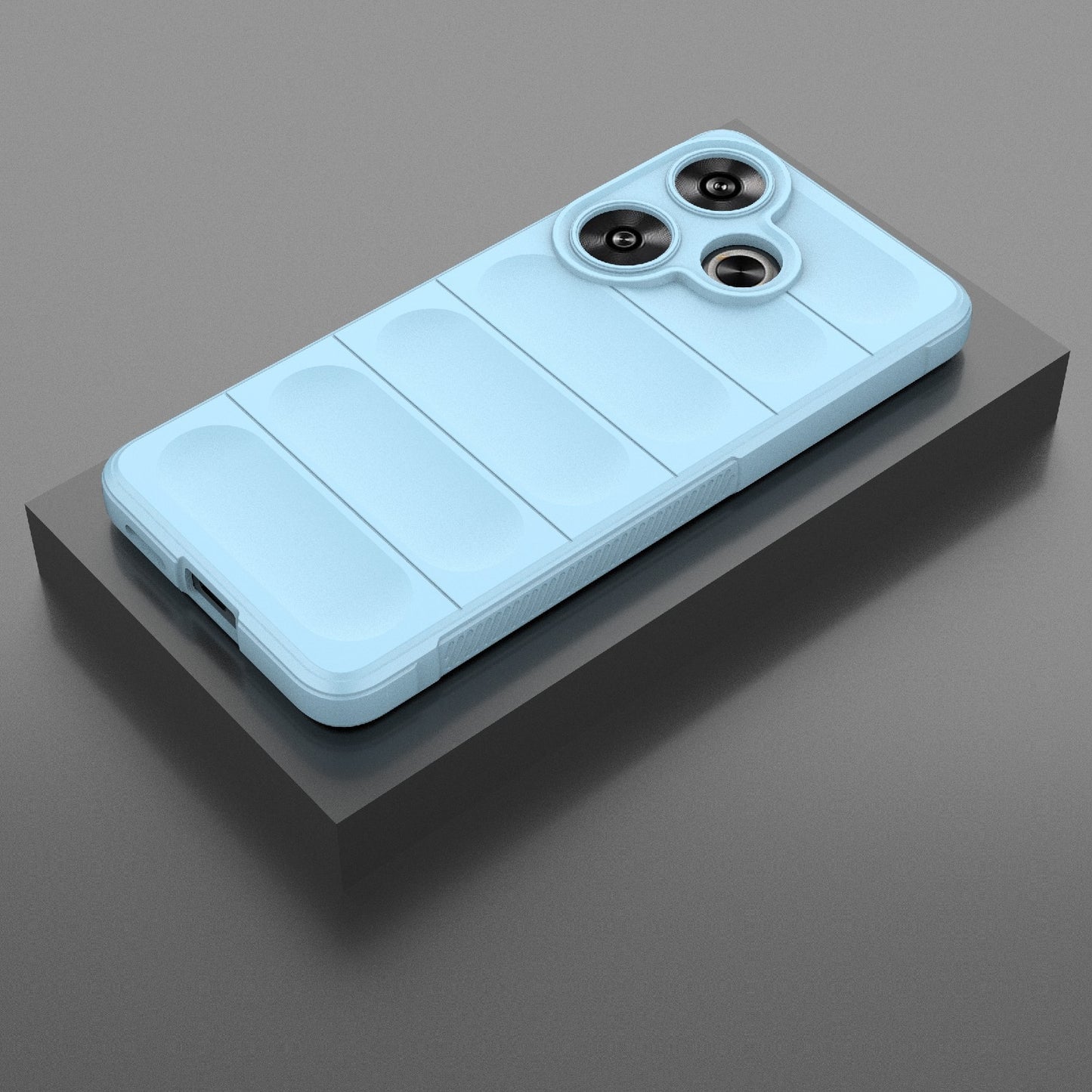 For Xiaomi Redmi Turbo 3 5G Magic Shield TPU + Flannel Phone Case - Stylish, Durable, and Lightweight Protection