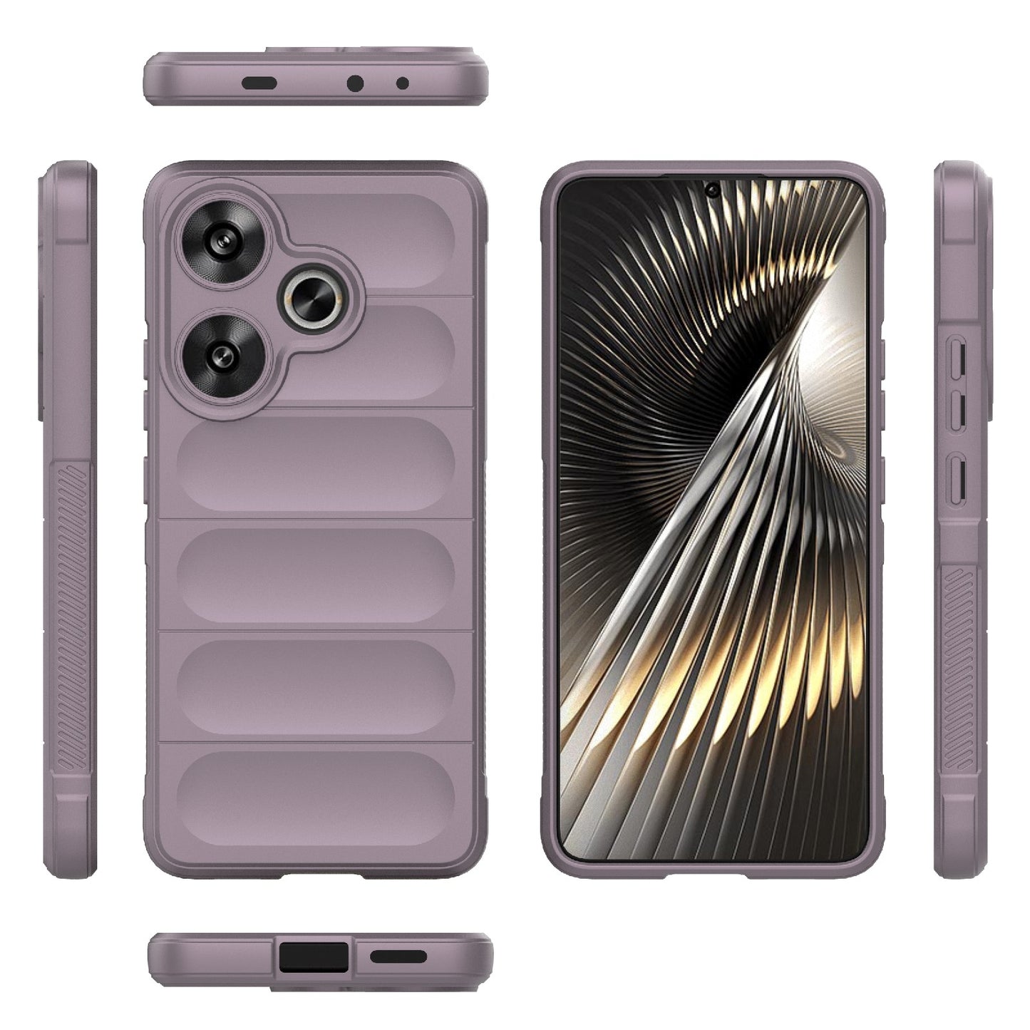 For Xiaomi Redmi Turbo 3 5G Magic Shield TPU + Flannel Phone Case - Stylish, Durable, and Lightweight Protection