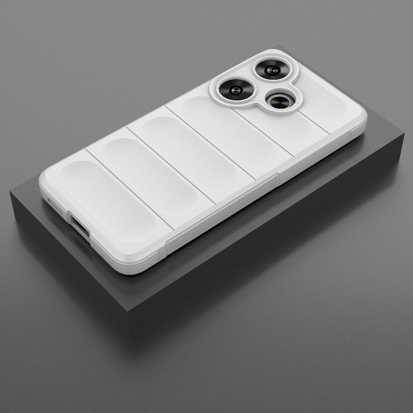 For Xiaomi Redmi Turbo 3 5G Magic Shield TPU + Flannel Phone Case - Stylish, Durable, and Lightweight Protection