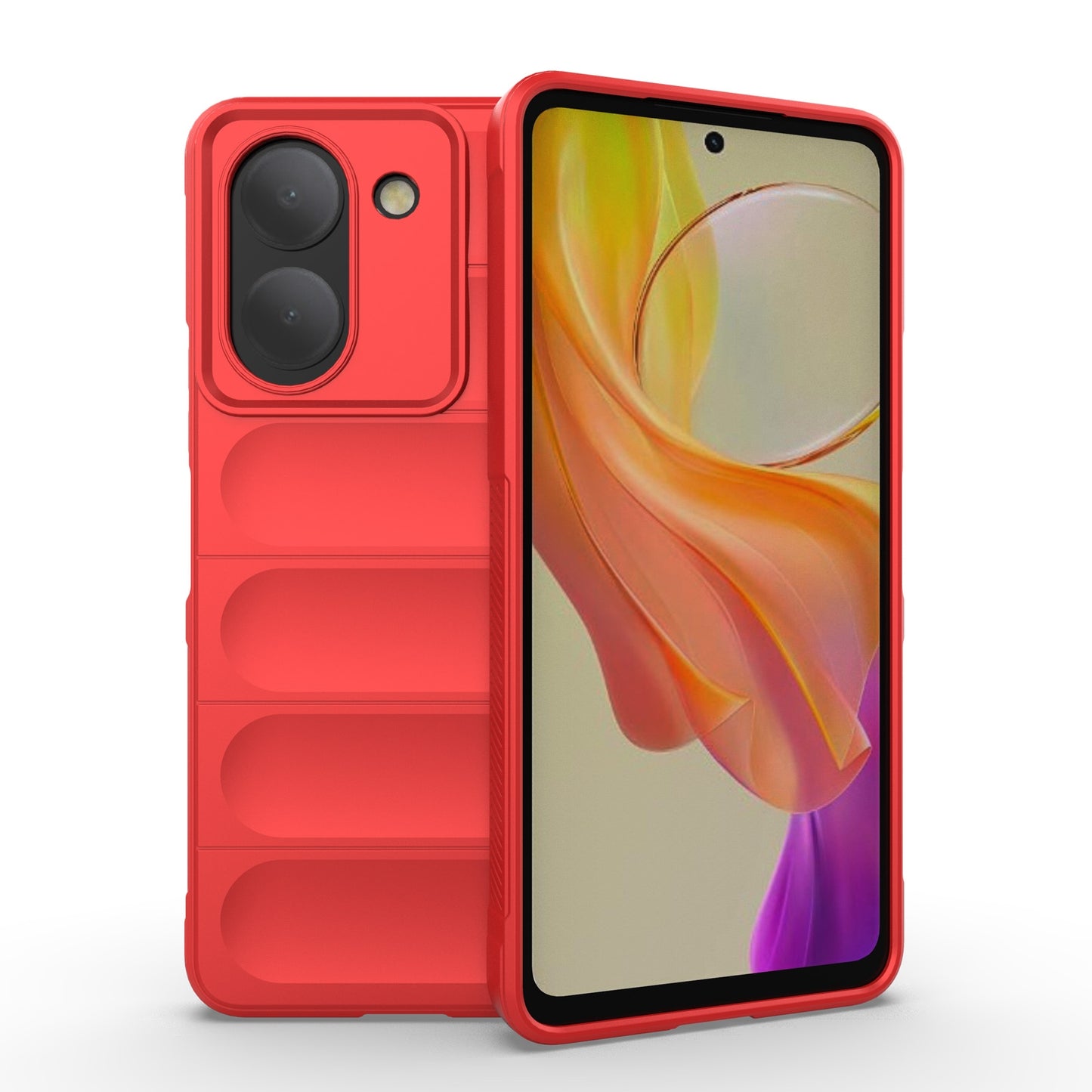 For vivo Y36 4G Magic Shield TPU + Flannel Phone Case - Stylish, Durable, and Lightweight Protection
