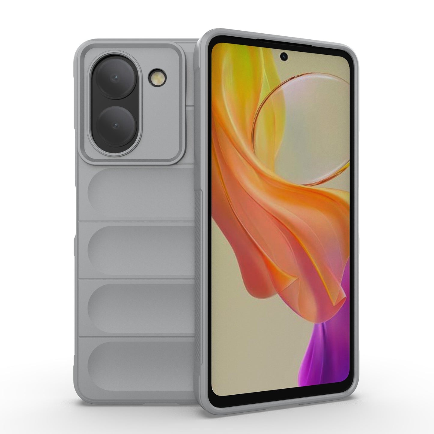 For vivo Y36 4G Magic Shield TPU + Flannel Phone Case - Stylish, Durable, and Lightweight Protection