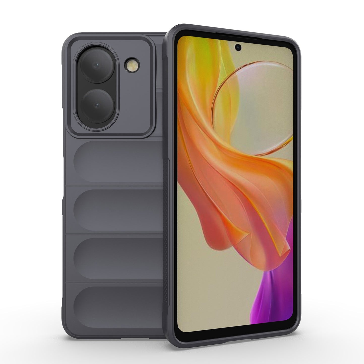 For vivo Y36 4G Magic Shield TPU + Flannel Phone Case - Stylish, Durable, and Lightweight Protection