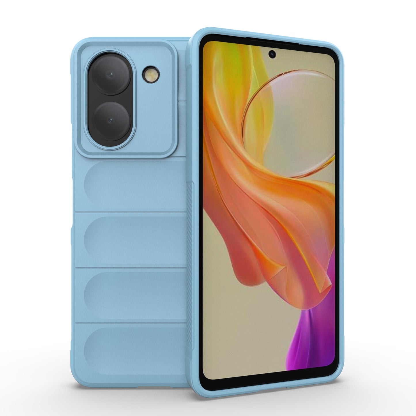 For vivo Y36 4G Magic Shield TPU + Flannel Phone Case - Stylish, Durable, and Lightweight Protection