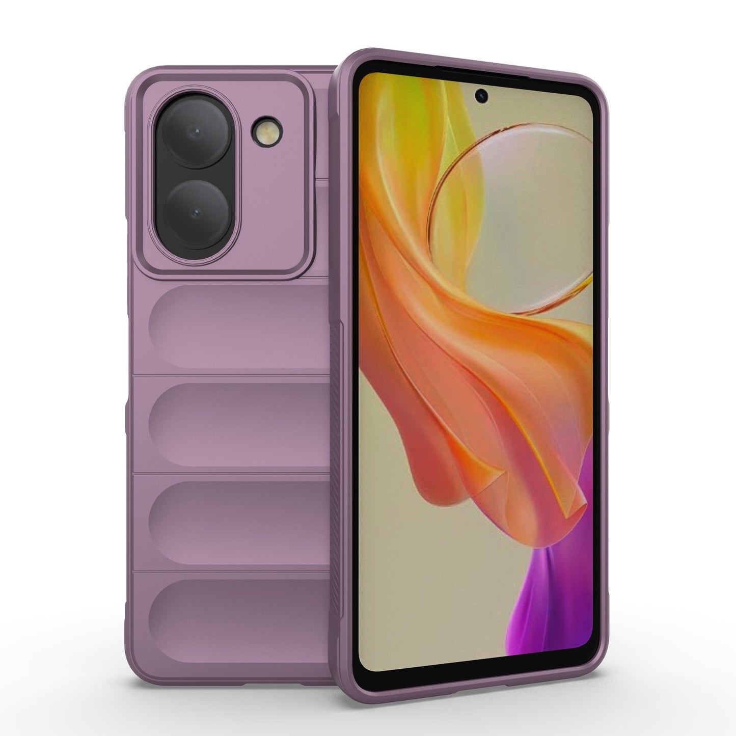 For vivo Y36 4G Magic Shield TPU + Flannel Phone Case - Stylish, Durable, and Lightweight Protection