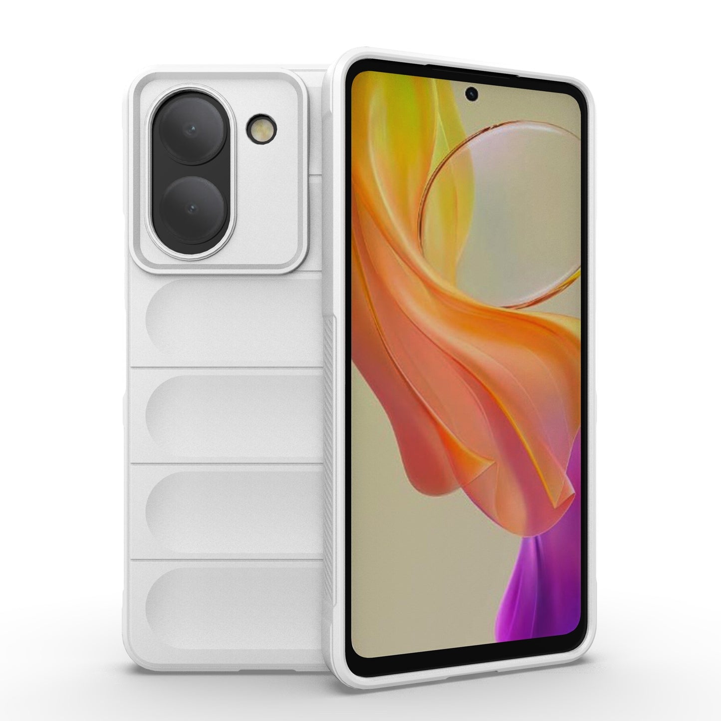 For vivo Y36 4G Magic Shield TPU + Flannel Phone Case - Stylish, Durable, and Lightweight Protection