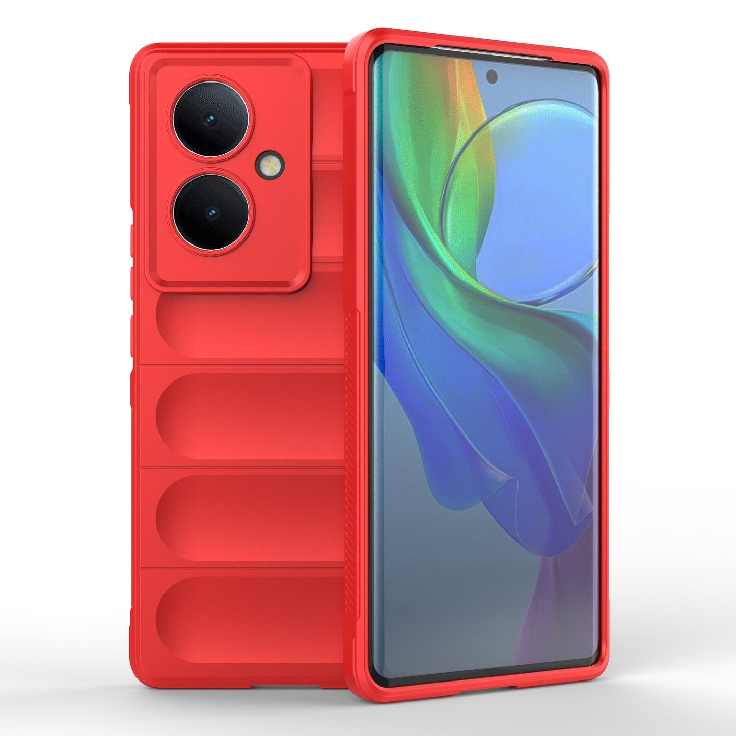 For vivo Y78+ Global Magic Shield TPU + Flannel Phone Case - Stylish, Durable, and Lightweight Protection